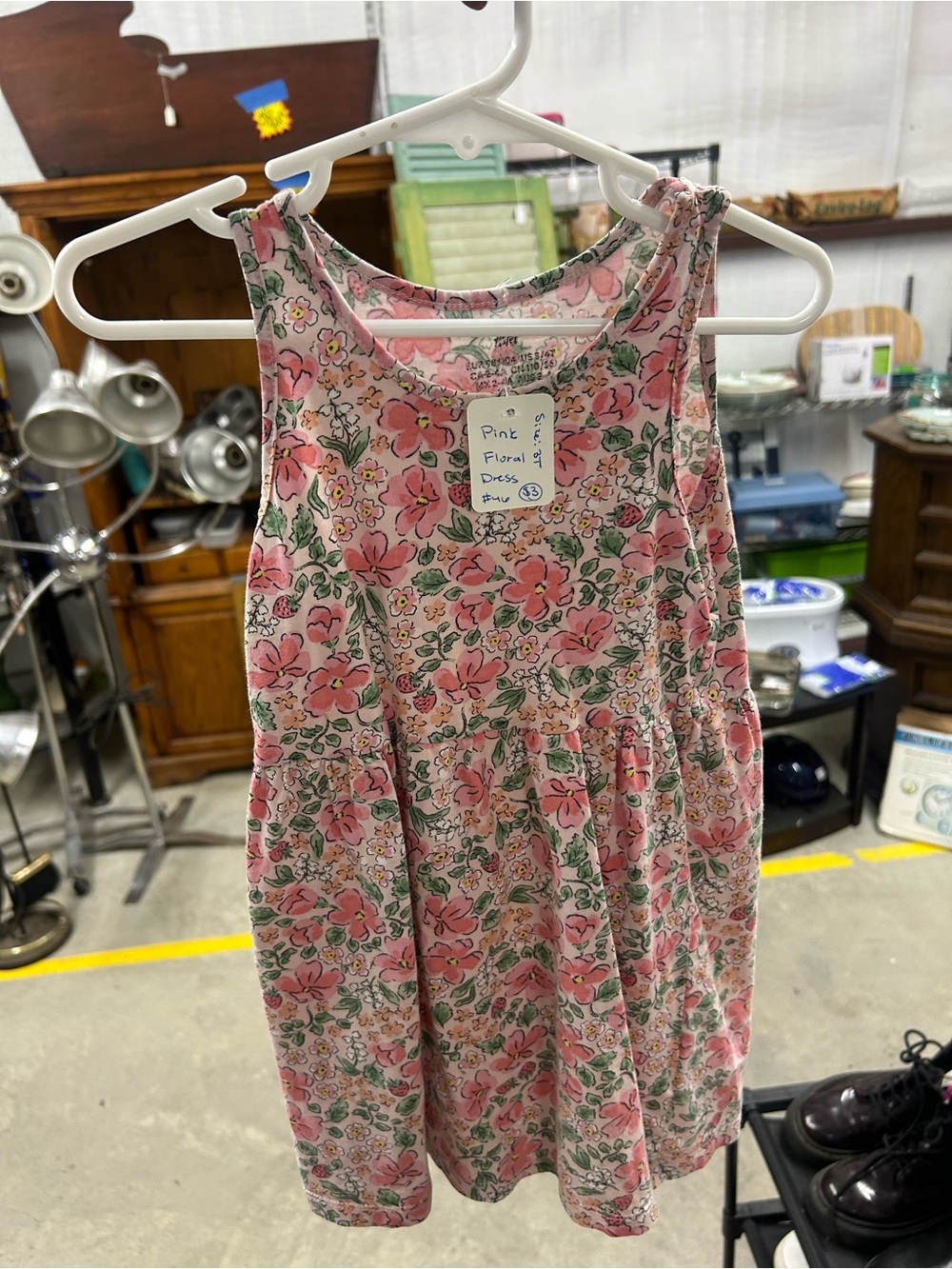 🌼2 for $5🌼 H&M Pink Floral Tank Dress